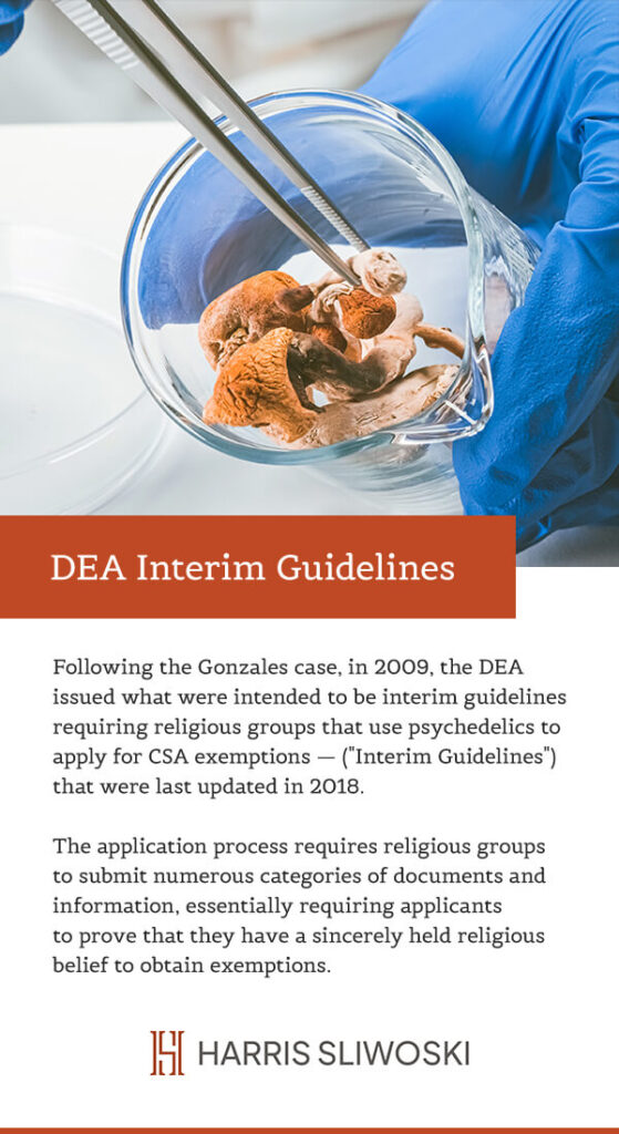 Religious Use of Psychedelic Drugs Under Federal Law: A History ...