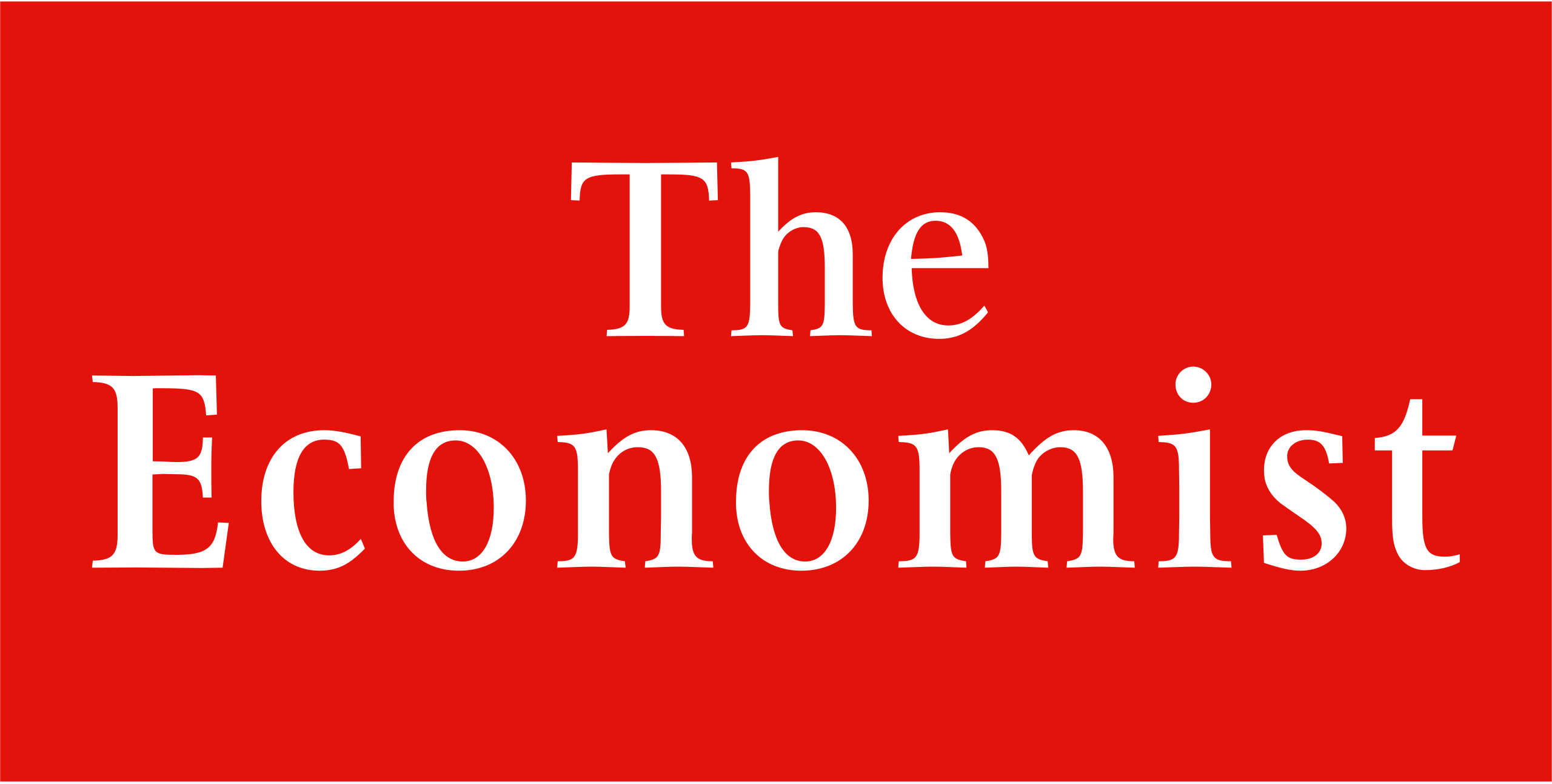 The Economist logo.
