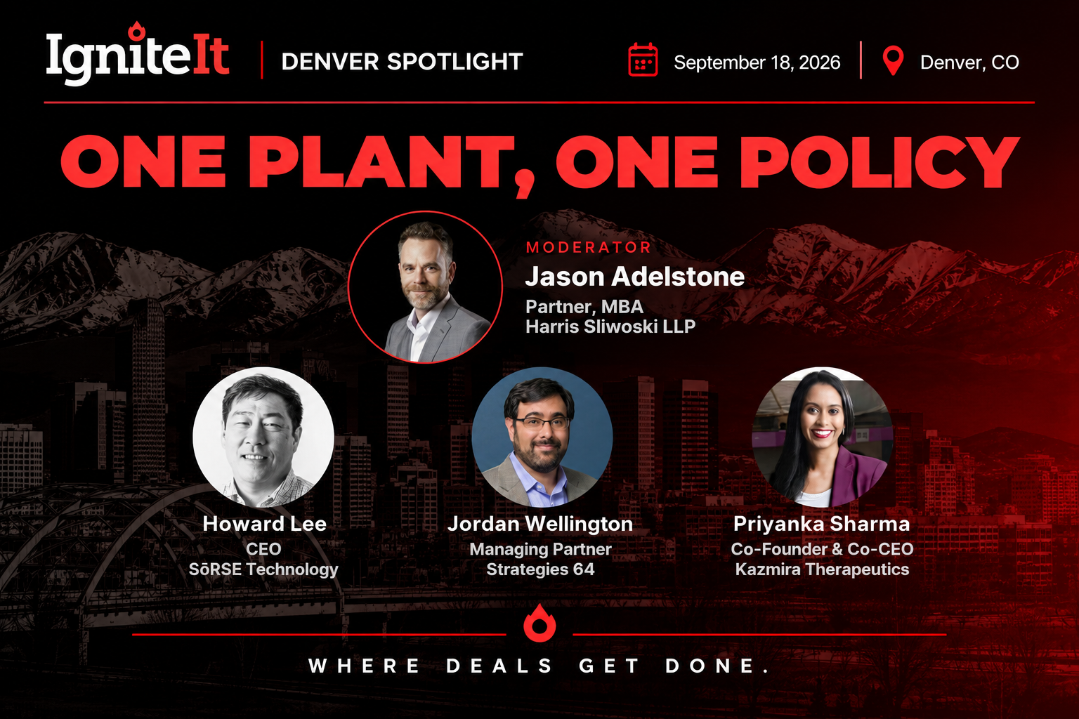 Jason Adelstone Moderates Federal Cannabis Policy Discussion at IgniteIt Denver