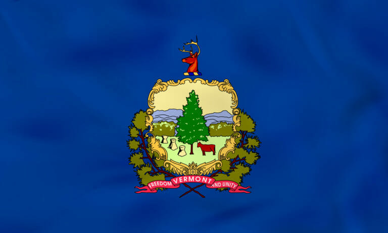 State flag of Vermont