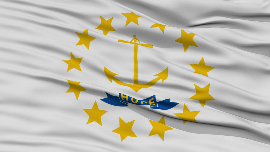 Bandera del estado de Rhode Island