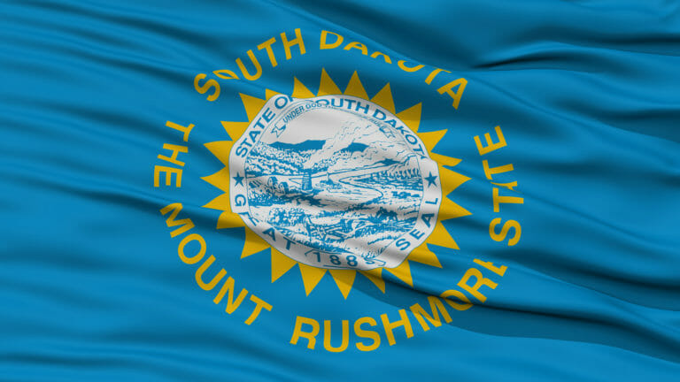 bandera de dakota del sur