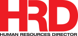 Red logo with the letters "HRD" in bold. Below in black text, it says "Human Resources Director.