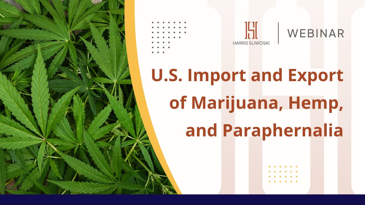 U.S. Import and Export of Marijuana, Hemp and Paraphernalia