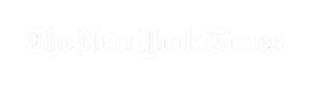 The New York Times Logo White