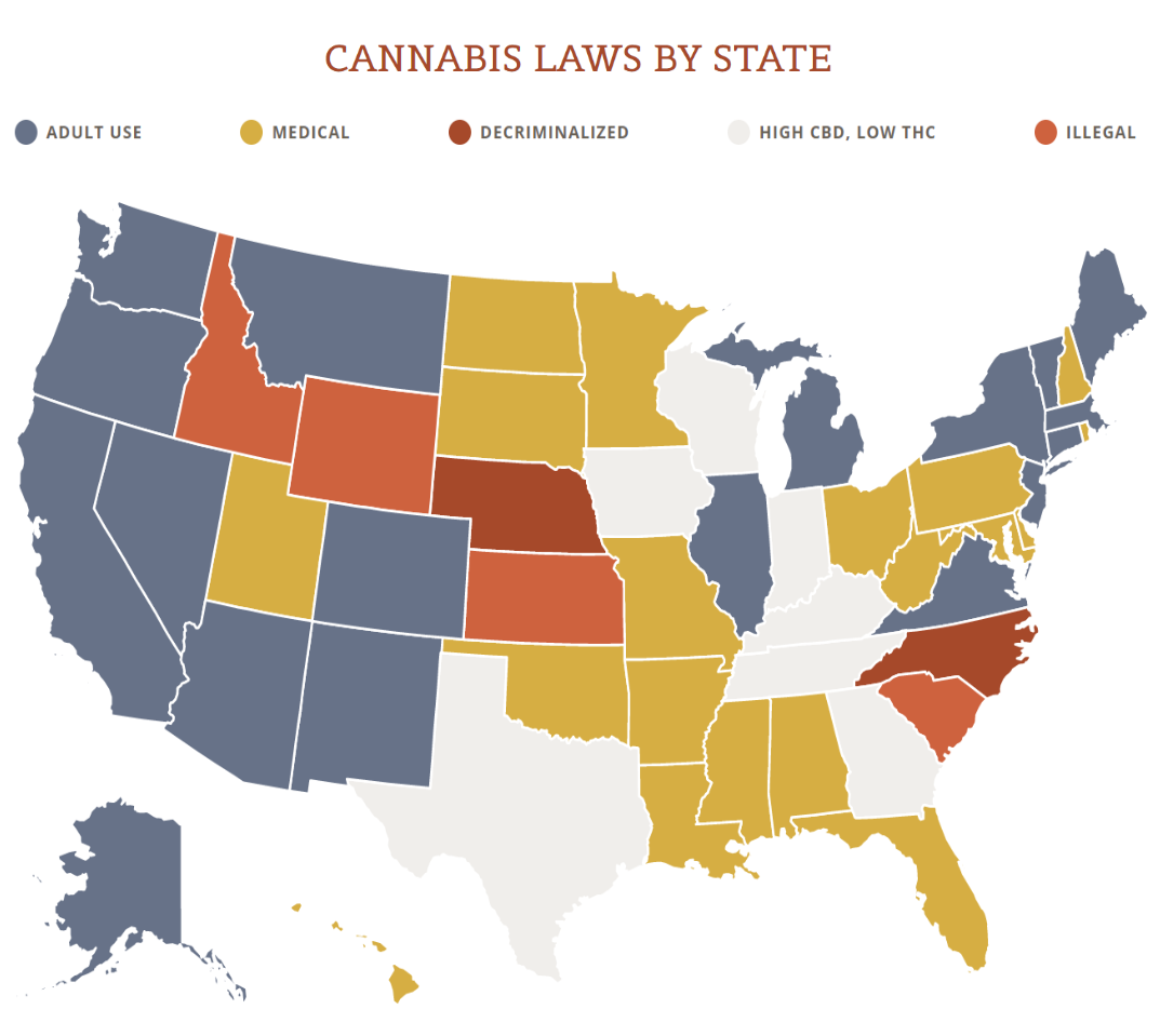cannabis laws by state