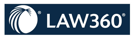 Law 360 logo.