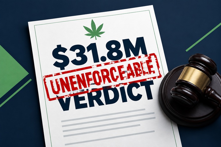 A $31.8 Million Cannabis-Related Verdict That a Federal Court Wouldn’t Enforce